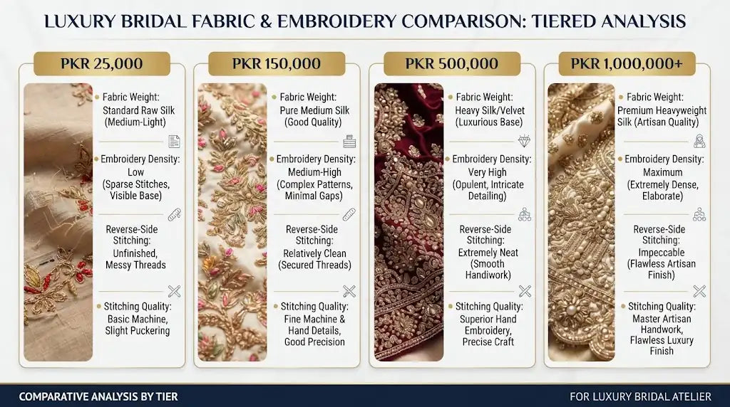 How to Buy a Pakistani Wedding Jora: Fabric, Budget, and Workmanship Guide